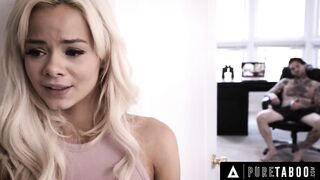 INNOCENT TABOO Skinny Blonde Elsa Jean Has Strong Desire For Her Dominant Gangster Stepbrother