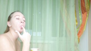 Every Drop porn video – Cum on my Yogurt! I