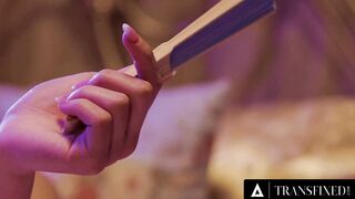 TRANSFIXED - Huntsman April Olsen Assfucks T-Girl Queen Emma Rose With a Fake-Cock After Being Screwed