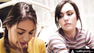 Sorority Babes Got Intimate While Studying & Have Their First Dyke Experience