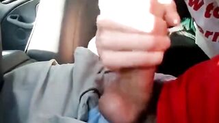 Twink Sucks Dick in Car and Swallows