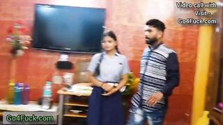 Indian A Home Tution Teacher And Sexy Student With Brother Hardcore Threesome Sex