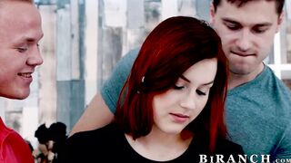 I fuck Billys gaping ass while he eats redhead babe Charlie Reds delicious twat
