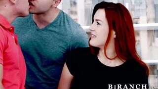 I fuck Billys gaping ass while he eats redhead babe Charlie Reds delicious twat