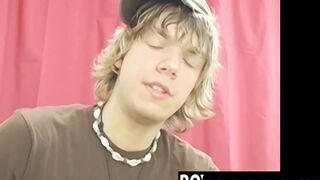 Chris Martinson a young twink who cums and masturbates was interviewed