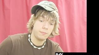 Chris Martinson a young twink who cums and masturbates was interviewed