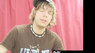 Chris Martinson a young twink who cums and masturbates was interviewed