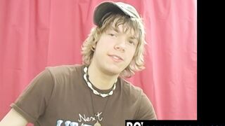 Chris Martinson a young twink who cums and masturbates was interviewed