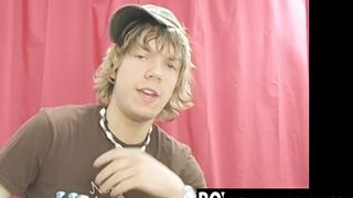 Chris Martinson a young twink who cums and masturbates was interviewed
