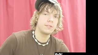 Chris Martinson a young twink who cums and masturbates was interviewed