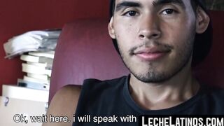 A Latino twink offered money in exchange for a hard fuck and a cock suck