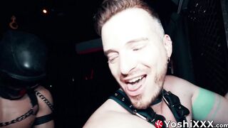 Anal sluts Axel Abysse and Yoshi Kawasaki have their asses demolished