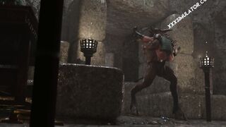 Amazonian XXX ⁕ Mist The Prelude ⁕ Lara Croft Roughly Fucked Gets Creampie
