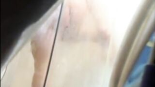 Stepmom's big tits, big ass and hairy twat