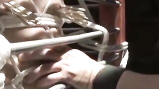 Master Franco Dex continues to play with his subs nipples flicking and twisting it