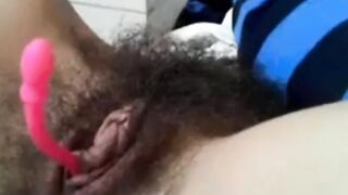 Hårig svensk amatör webbkamera video