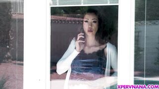 STepgrandson loves spying on his hot stepnana