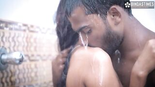 Cute 18 Year Old Tiny Tit Step Sister Sudipa Fucks Her Step Brother in the Bathroom