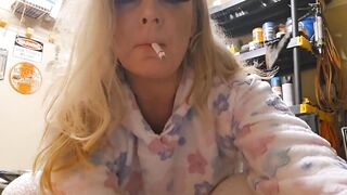 Smoking Babe Jerks You Off