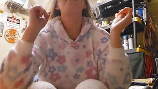 Smoking Babe Jerks You Off