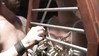 Sexy handsome Chet Walker cries for mercy as his nipples are sore from nipple play