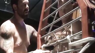 Sexy handsome Chet Walker cries for mercy as his nipples are sore from nipple play