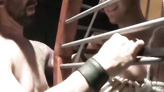 Sexy handsome Chet Walker cries for mercy as his nipples are sore from nipple play