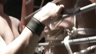 Sexy handsome Chet Walker cries for mercy as his nipples are sore from nipple play