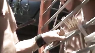 Sexy handsome Chet Walker cries for mercy as his nipples are sore from nipple play