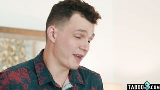 Mature stepmom cant resist stepsons dick