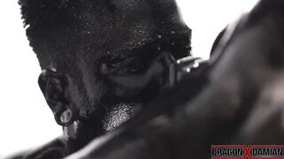 Yoshi Kawasaki and Damian fuck one another while covered in ink
