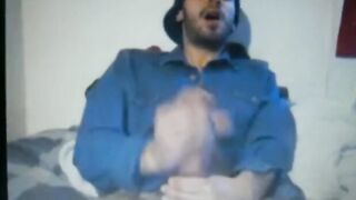 Huge Dick Latin Guy's Hot Cum Load