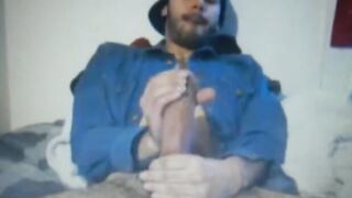 Huge Dick Latin Guy's Hot Cum Load