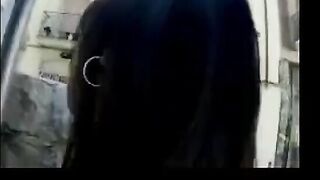 Naughty Asian GF with Big Boobs Gives a Public Blowjob