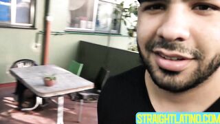 Bearded Angelo joins the blowjob session of Marc and Maximiliano