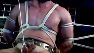 Big stud Derek Pain takes a serious punishment in his firm balls