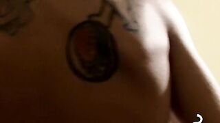 Seductive TwinksÂ Smoking and Sensual Cock Stroking Spectacle