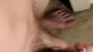 Seductive TwinksÂ Smoking and Sensual Cock Stroking Spectacle