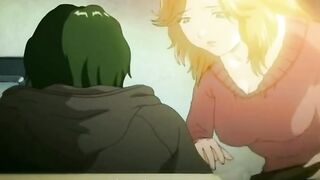 Amazing busty horny lady enjoys cumshot
