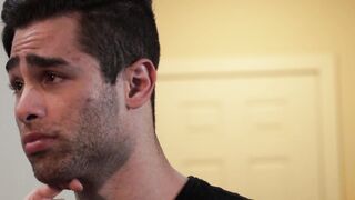Muscular gays Alex Hawk and Lucas Leon passionately ass fuck