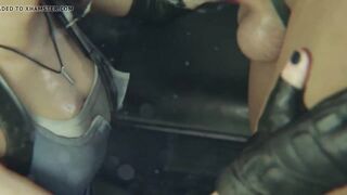 Jill Valentine- sloppy blowjob