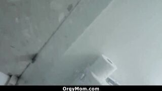 Lusty Huge Titted Cougar Bust a nut With Her Stepson