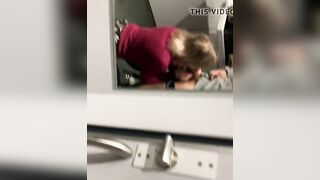 Barely Legal Scopata inside bagno nel treno