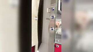 Barely Legal Scopata inside bagno nel treno