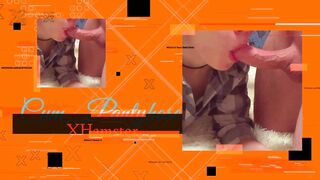 Sexy inside pantyhyhose blown her stepbrother while my parants
