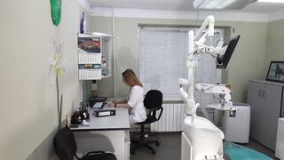 Screwed doctor inside the dental office, she blown cock and