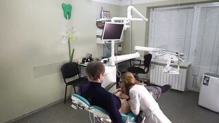 Screwed doctor inside the dental office, she blown cock and