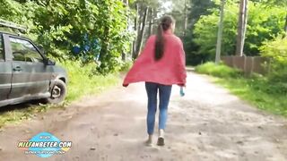 Zeigte den Passanten Brueste und gab ihm Head