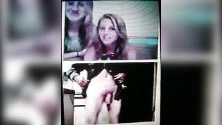 2 stripteased hysterical blondes (+ sound )