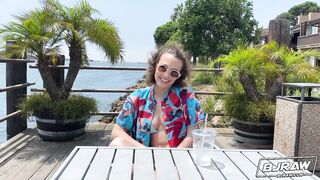 BJRAW Big Titted Bae Lily Love makes this long cock disappear down her throat
